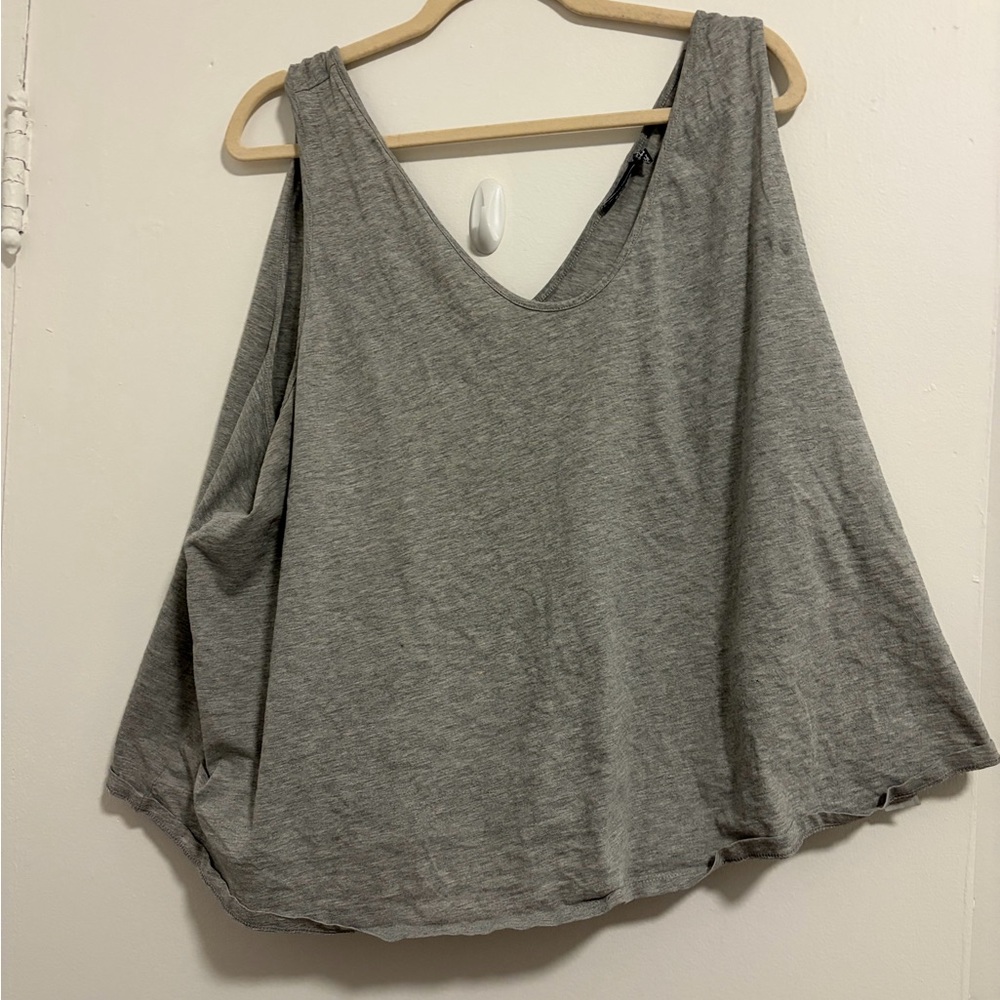ASOS Curve Gray Heather Tank Top